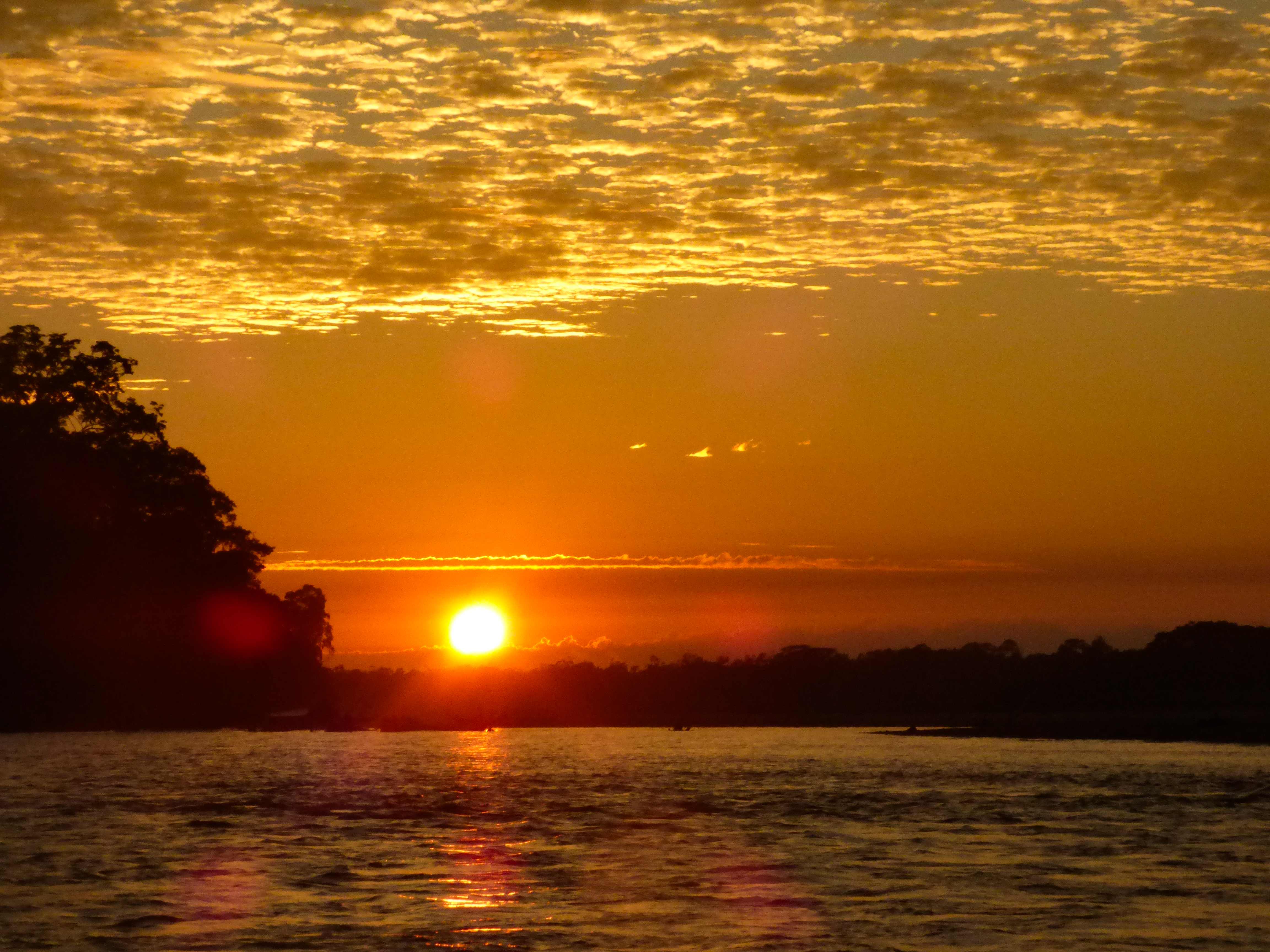 Tambopata sunset